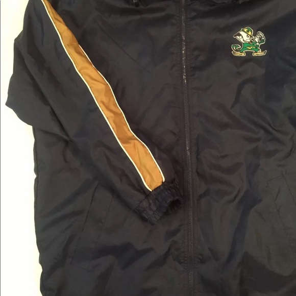 Notre Dame Fighting Irish Full Zip Hoodie M - Picture 6 of 8
